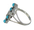 Genuine Sterling Silver Turquoise Ring Size 8-1/2 FX90902